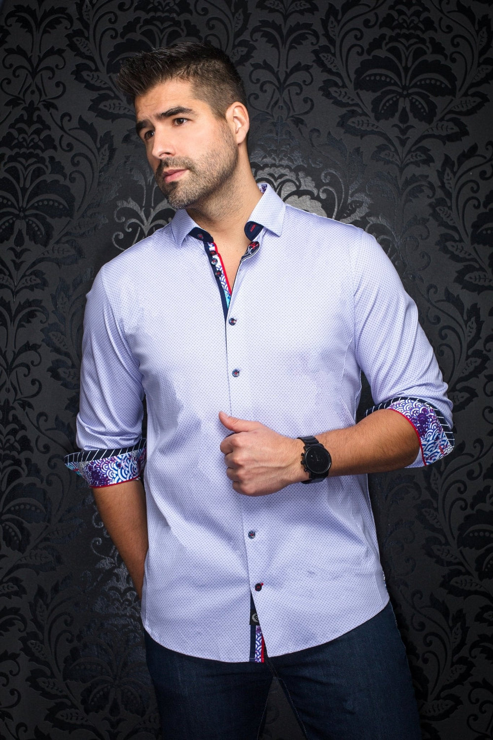 CHEMISE | MIRON, Lavender - AU NOIR