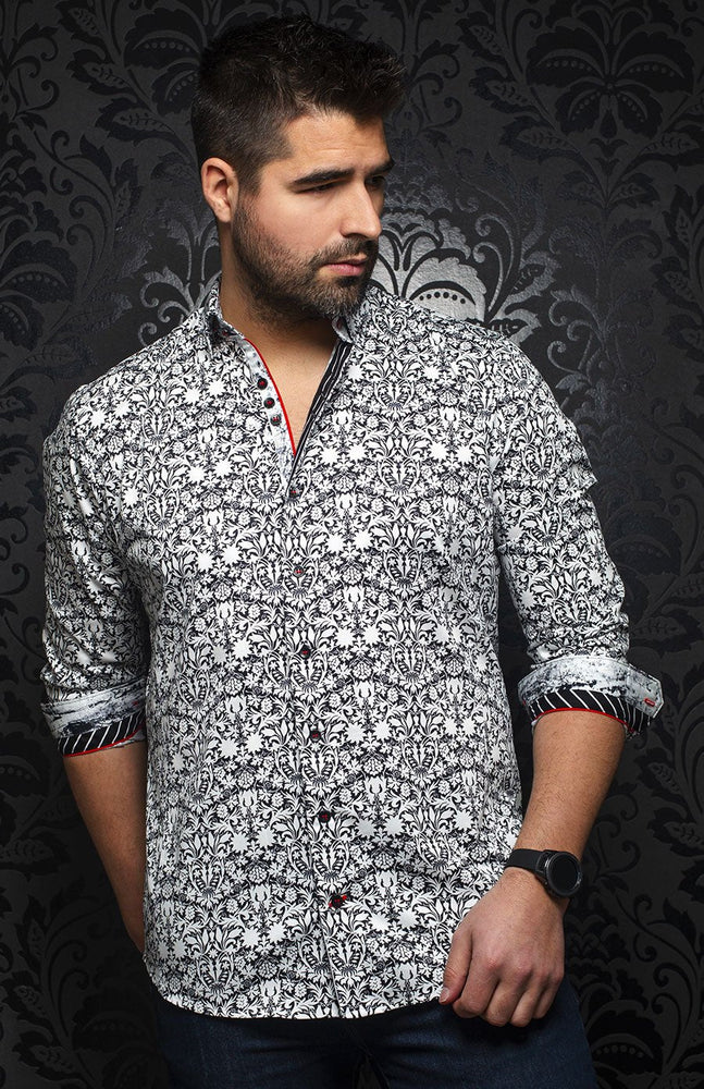 Chemise | MONTFORT, Black / White - AU NOIR