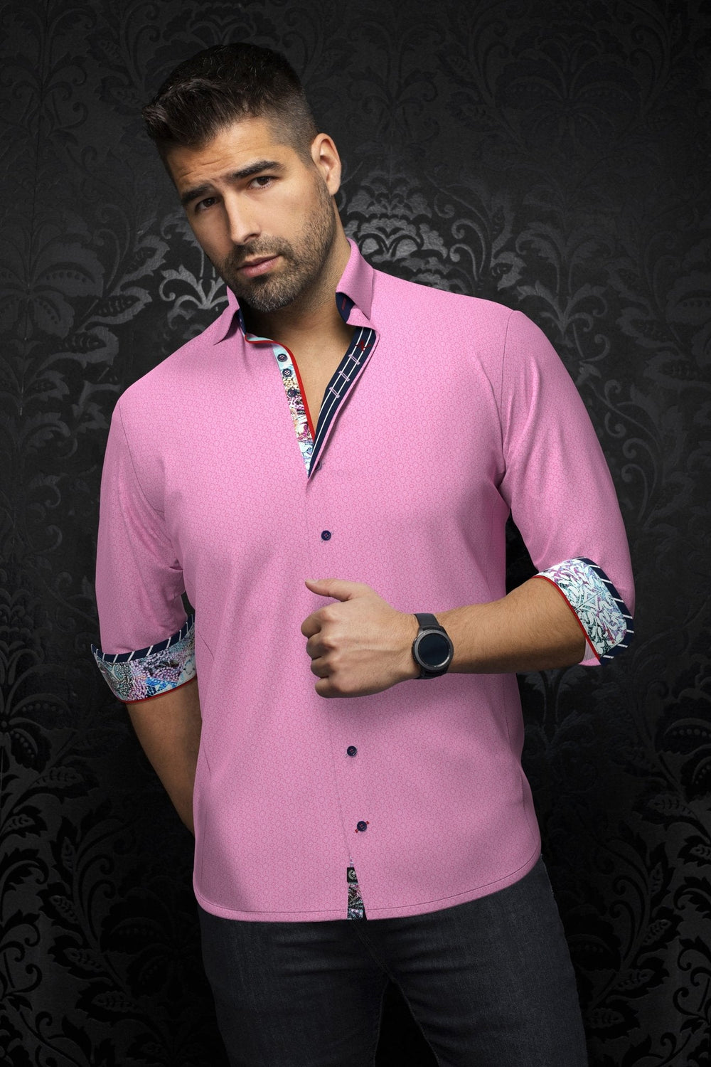 CHEMISE | MORGARI, Pink - AU NOIR