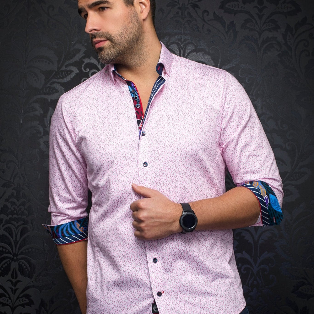 Chemise - MOZI, Pink - AU NOIR