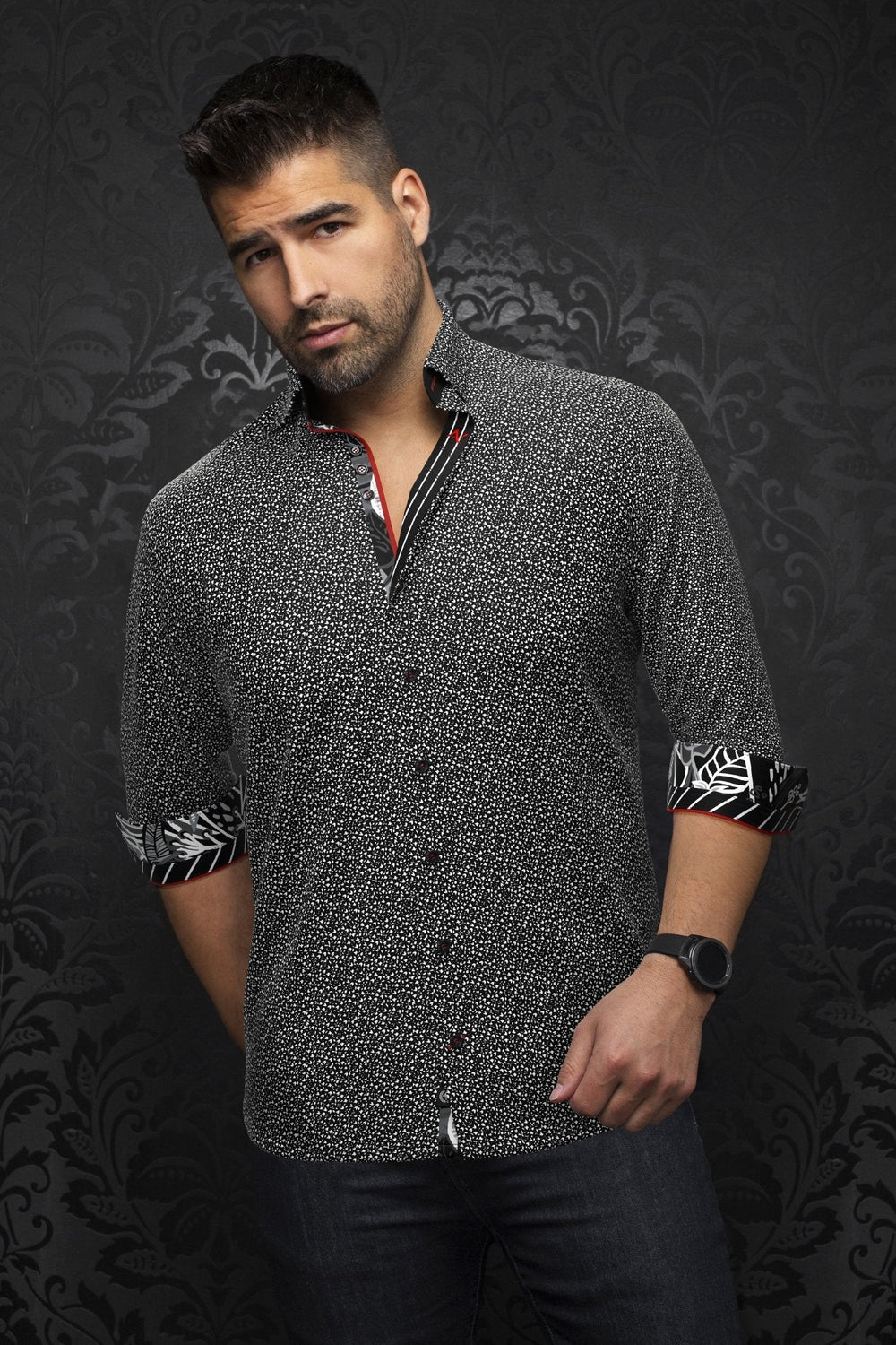 CHEMISE | MOZZI, Black - AU NOIR