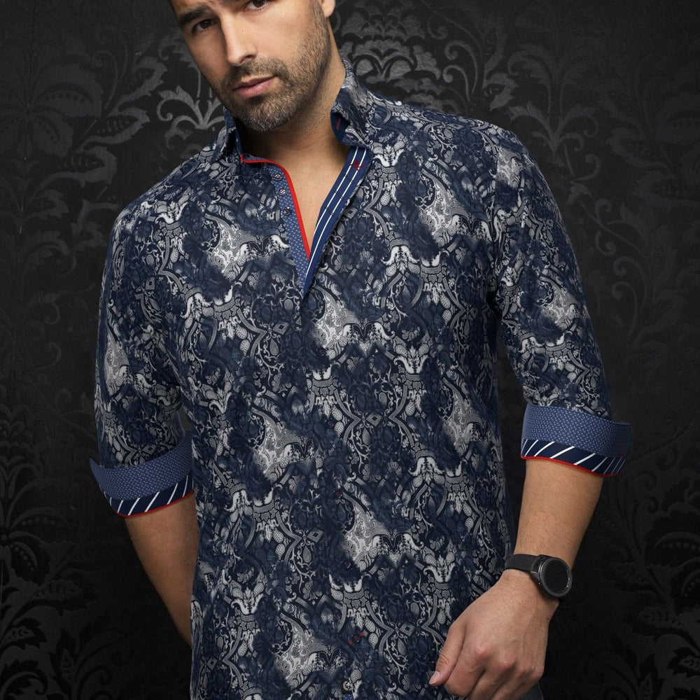 
                  
                    CHEMISE | MURATO, Navy - AU NOIR
                  
                