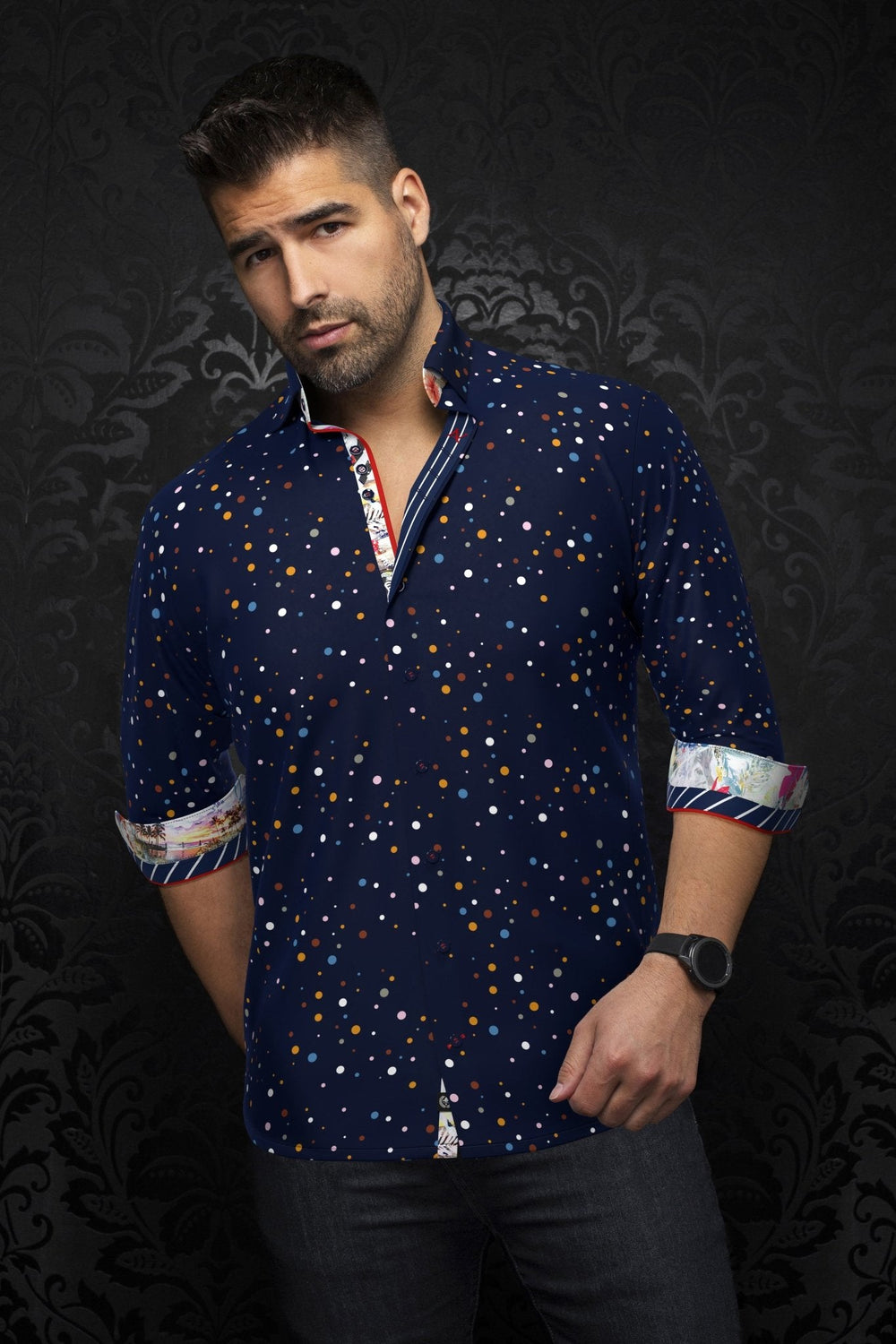 CHEMISE | ORION, Navy - AU NOIR