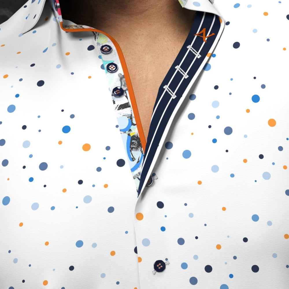 
                      
                        CHEMISE | ORION, White Blue - AU NOIR
                      
                    