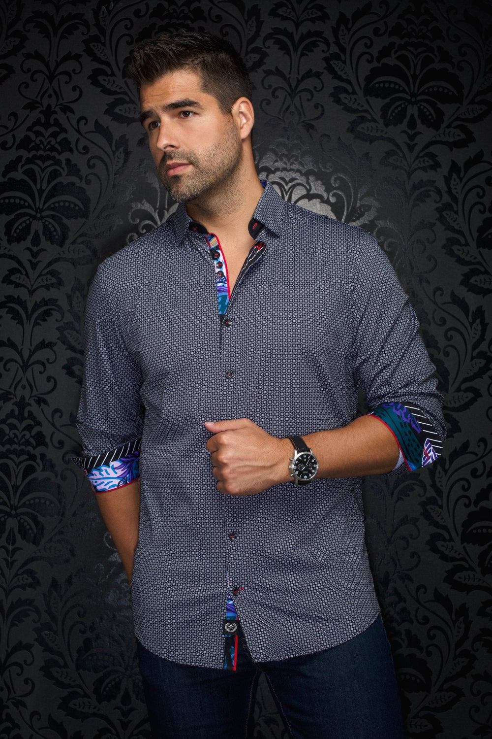 CHEMISE | RIOJA, Black - AU NOIR