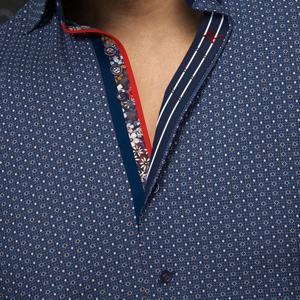 
                  
                    CHEMISE | SAUTOR, Navy Red - AU NOIR
                  
                