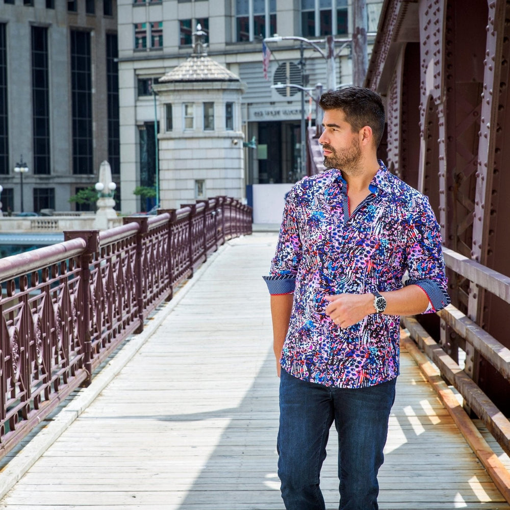 
                      
                        Chemise | TAXCO, Pink / Multi - AU NOIR
                      
                    