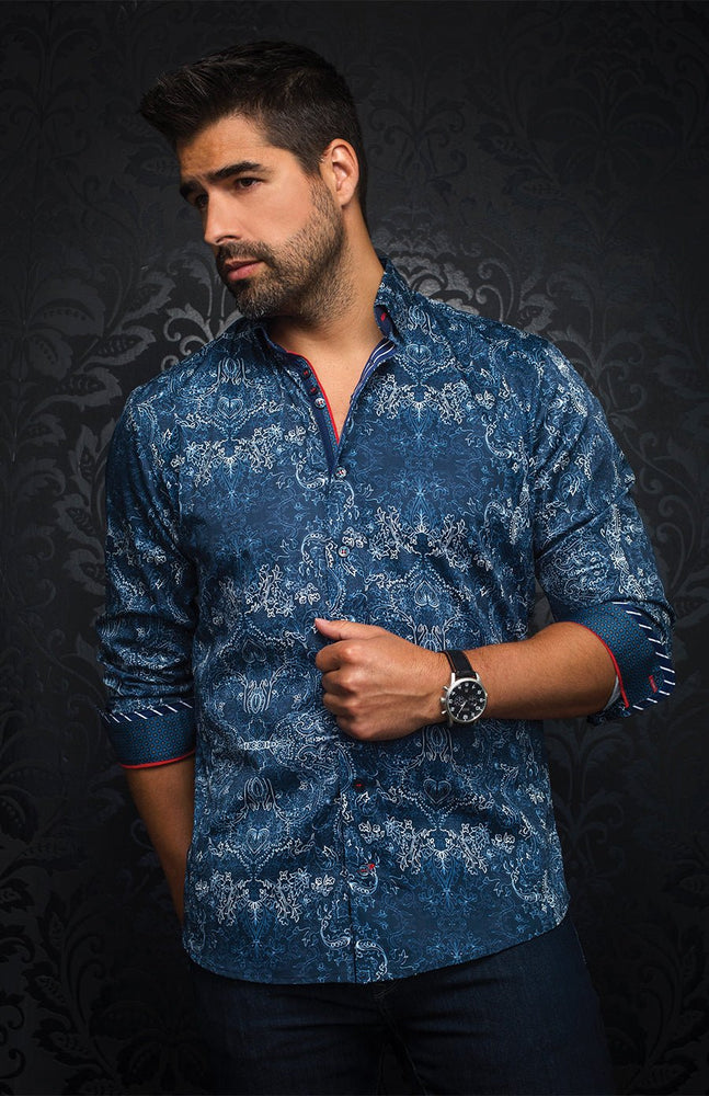 
                  
                    Chemise | WAKE, navy - AU NOIR
                  
                