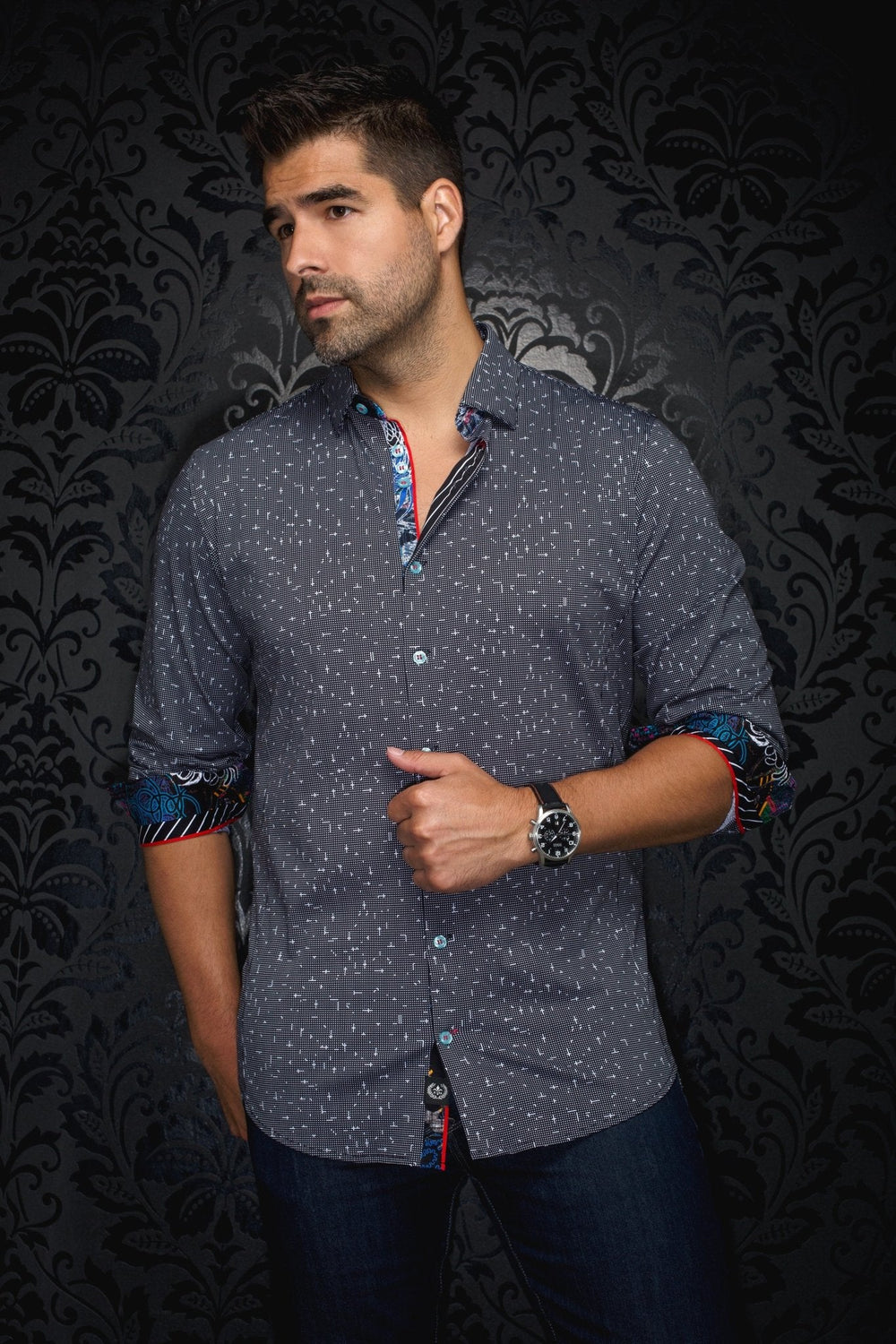 CHEMISE | WALLACE, Black - AU NOIR