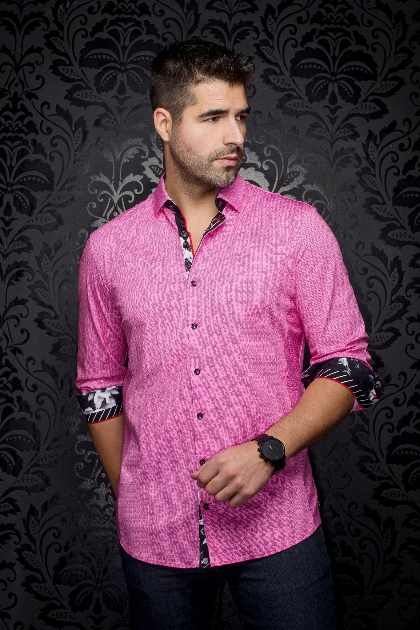 CHEMISE | ZIONI, Pink - AU NOIR