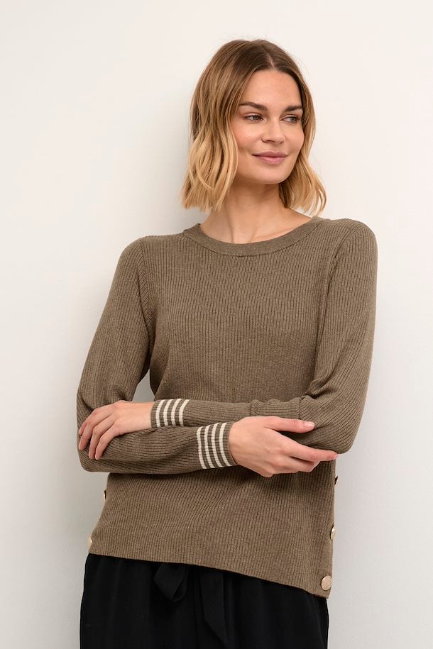 Taupe Annemarie Culture Sweater