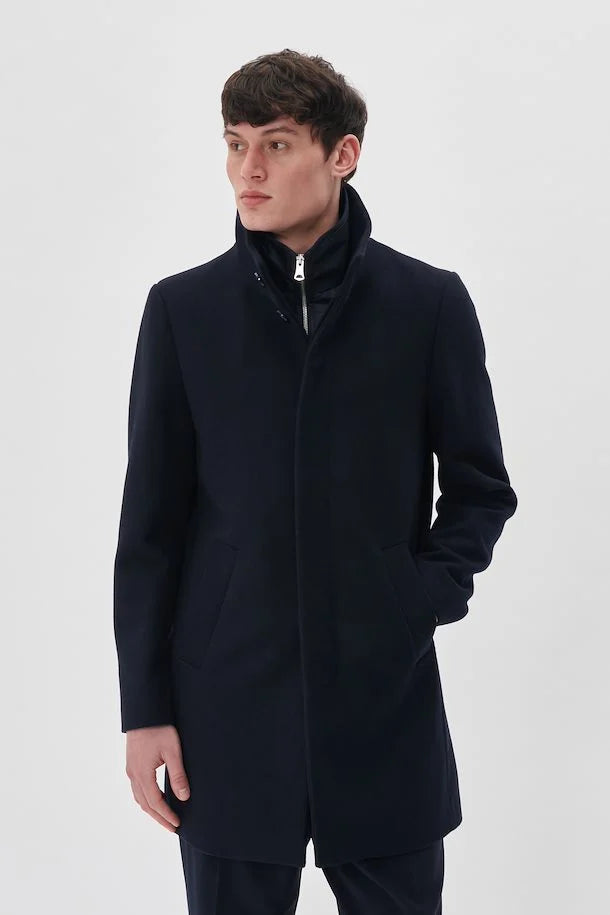 Manteau Matinique de couleur Marine