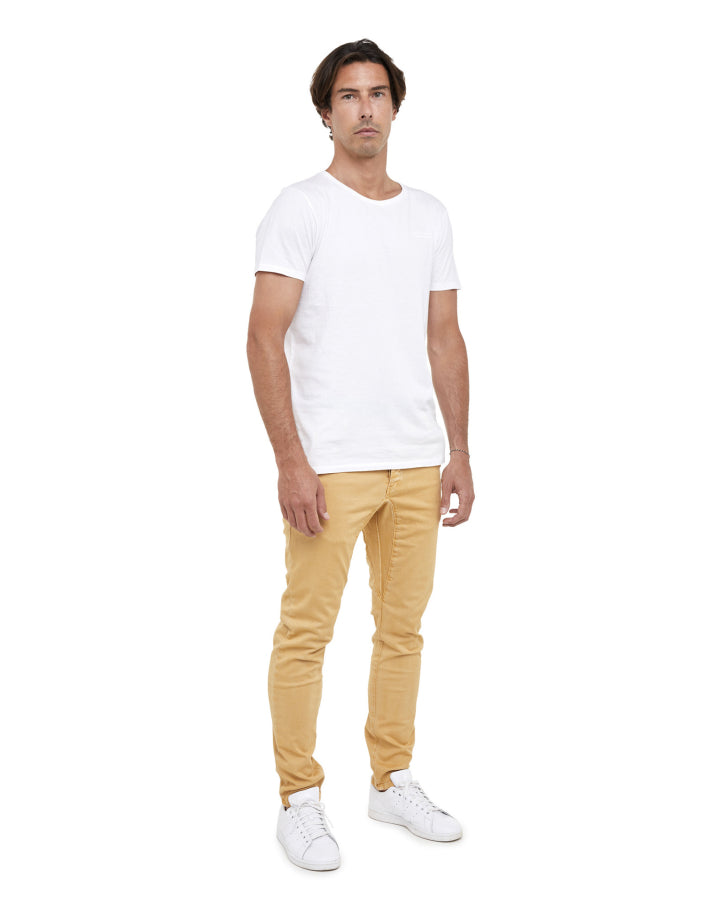 Pantalon Pullin de couleur Beige