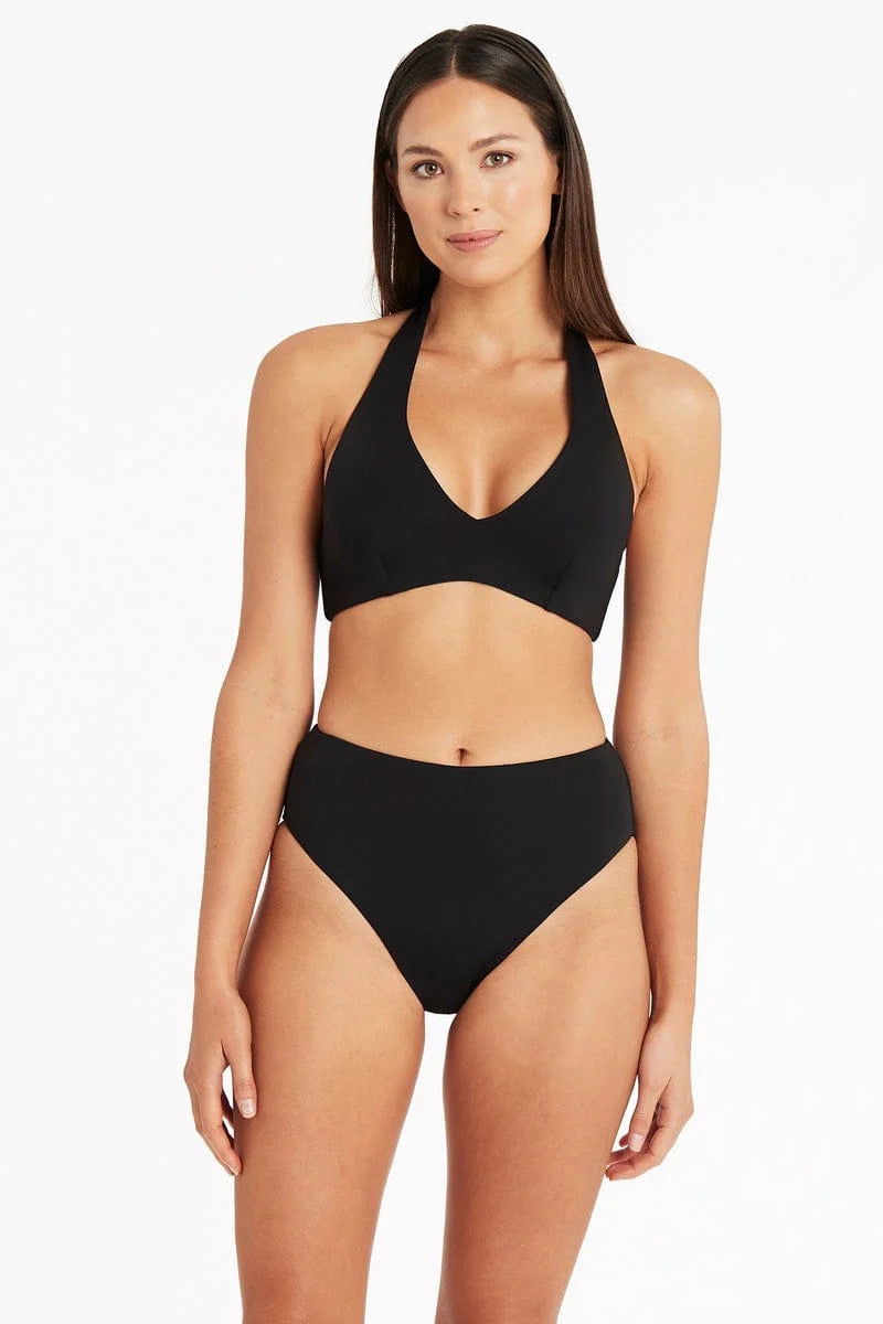 Haut De Maillot Sea Level de couleur Noir