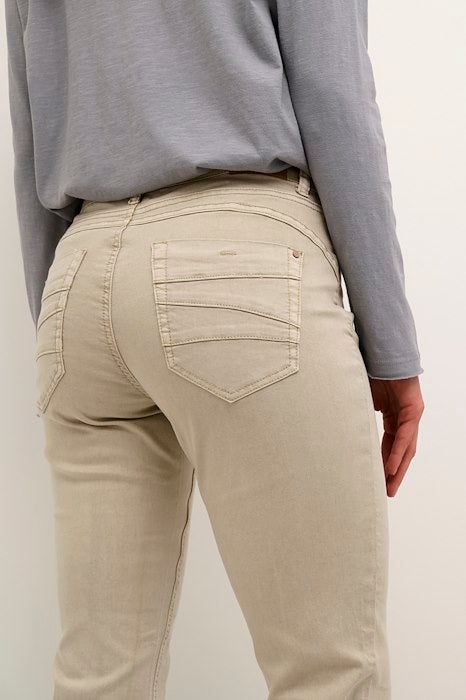 
                      
                        Cream pants in Cream color
                      
                    