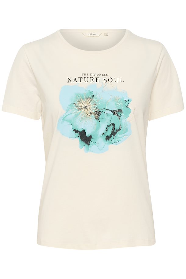 
                      
                        T-Shirt Cream de couleur Blanc Casse
                      
                    