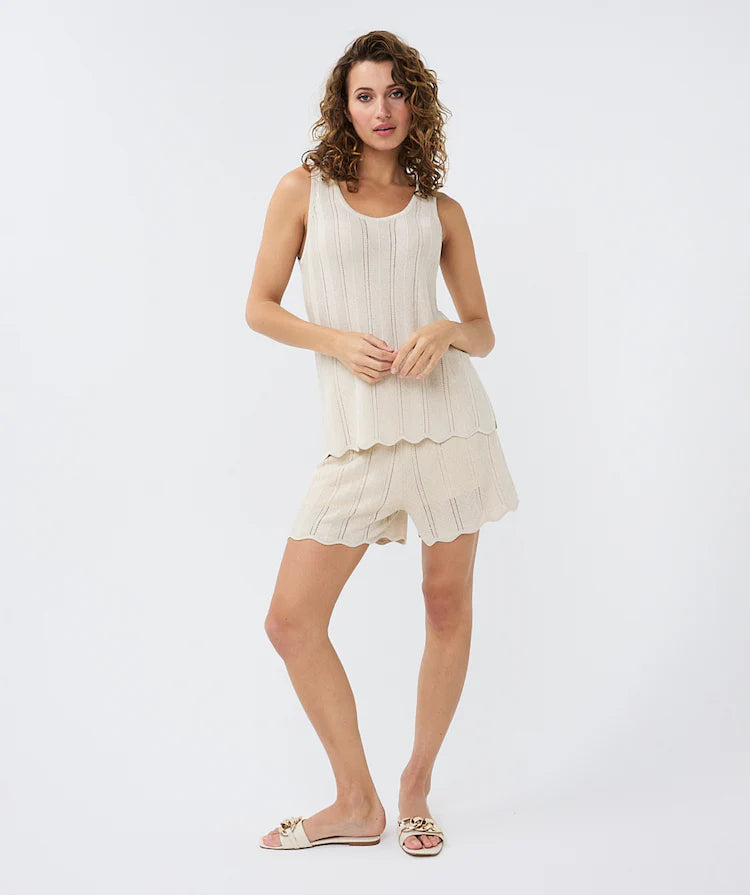 Esqualo camisole in Natural color