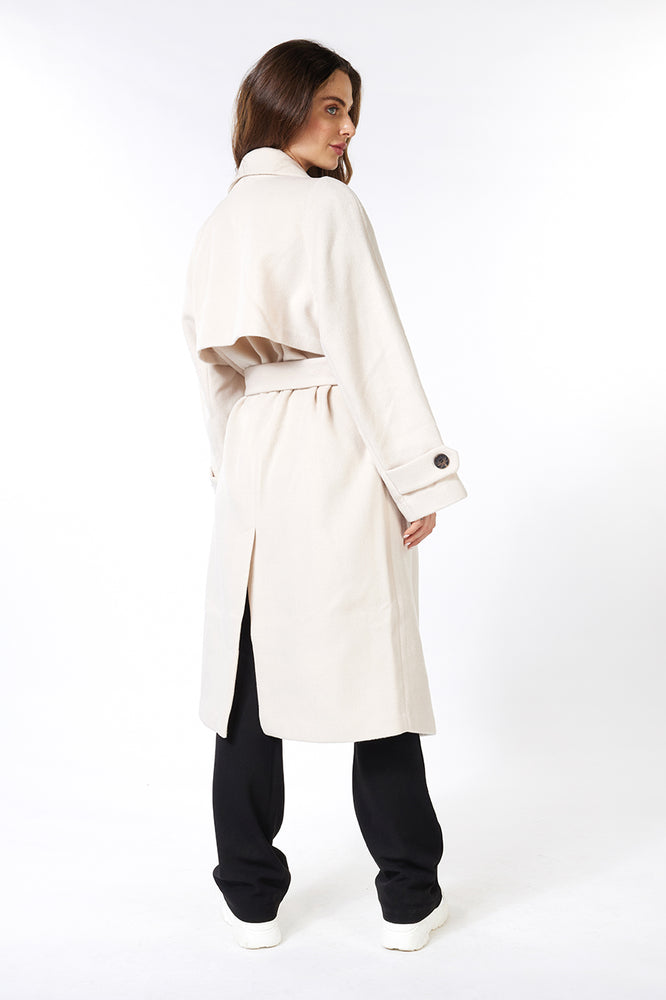 
                      
                        Manteau Esqualo de couleur Beige
                      
                    