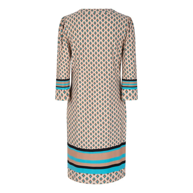 
                      
                        Esqualo Graphic Dress in Beige color
                      
                    