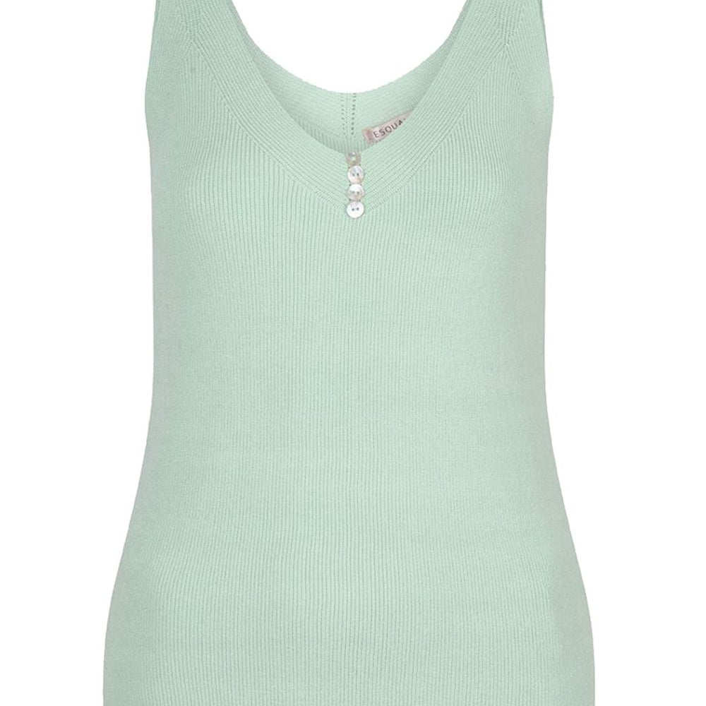 Pistachio colored Esqualo tank top