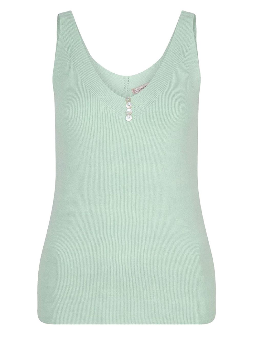 Pistachio colored Esqualo tank top