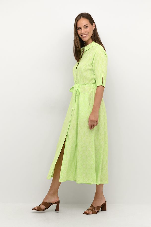 Robe Cream de couleur Vert