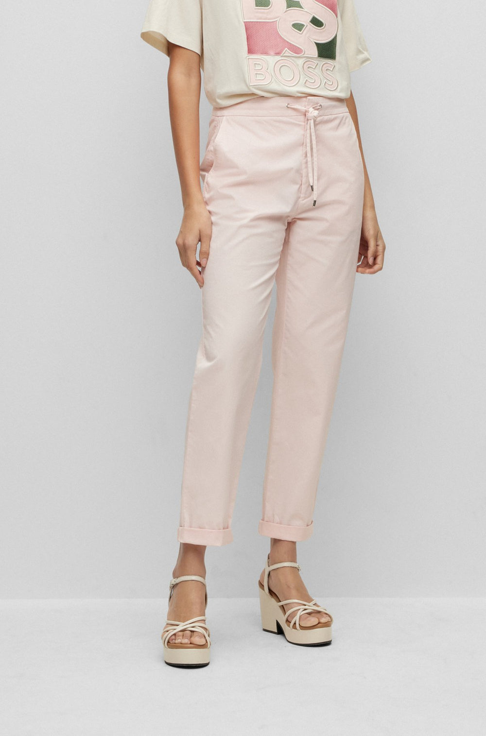 Pantalon Hugo Boss de couleur Rose