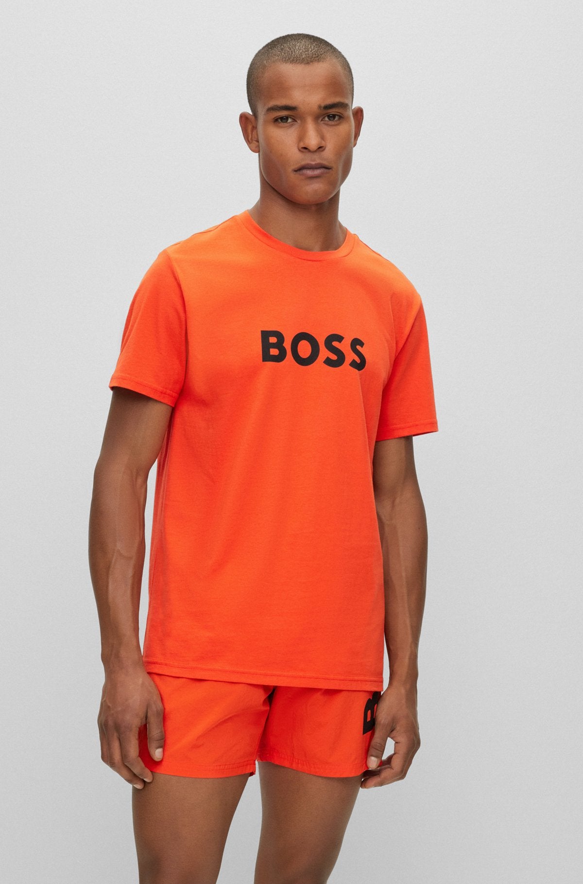 T-Shirt Hugo Boss de couleur Orange