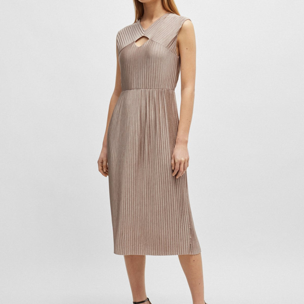 Hugo Boss dress in Taupe color