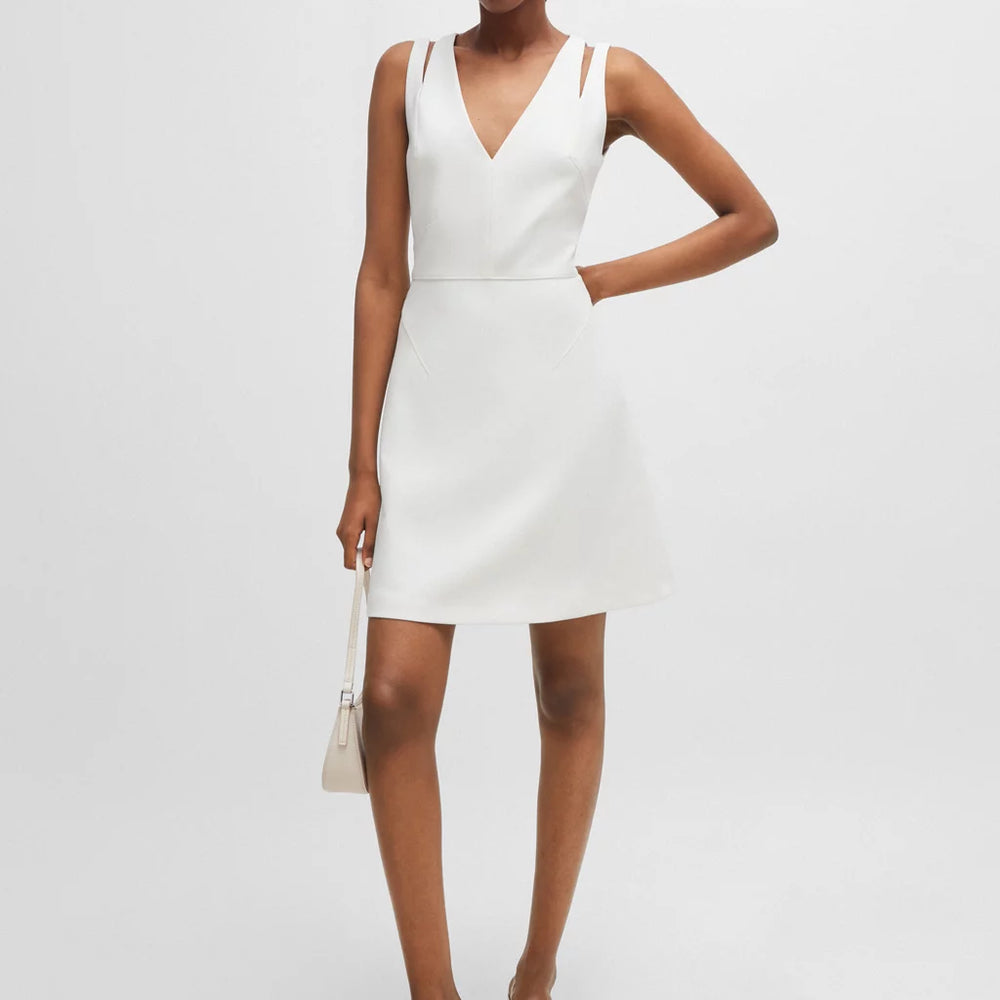 Hugo Boss dress in White color