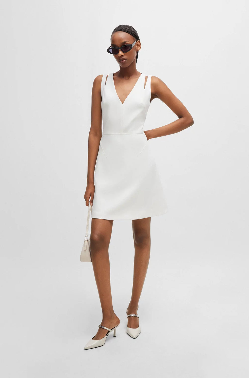 Hugo Boss dress in White color