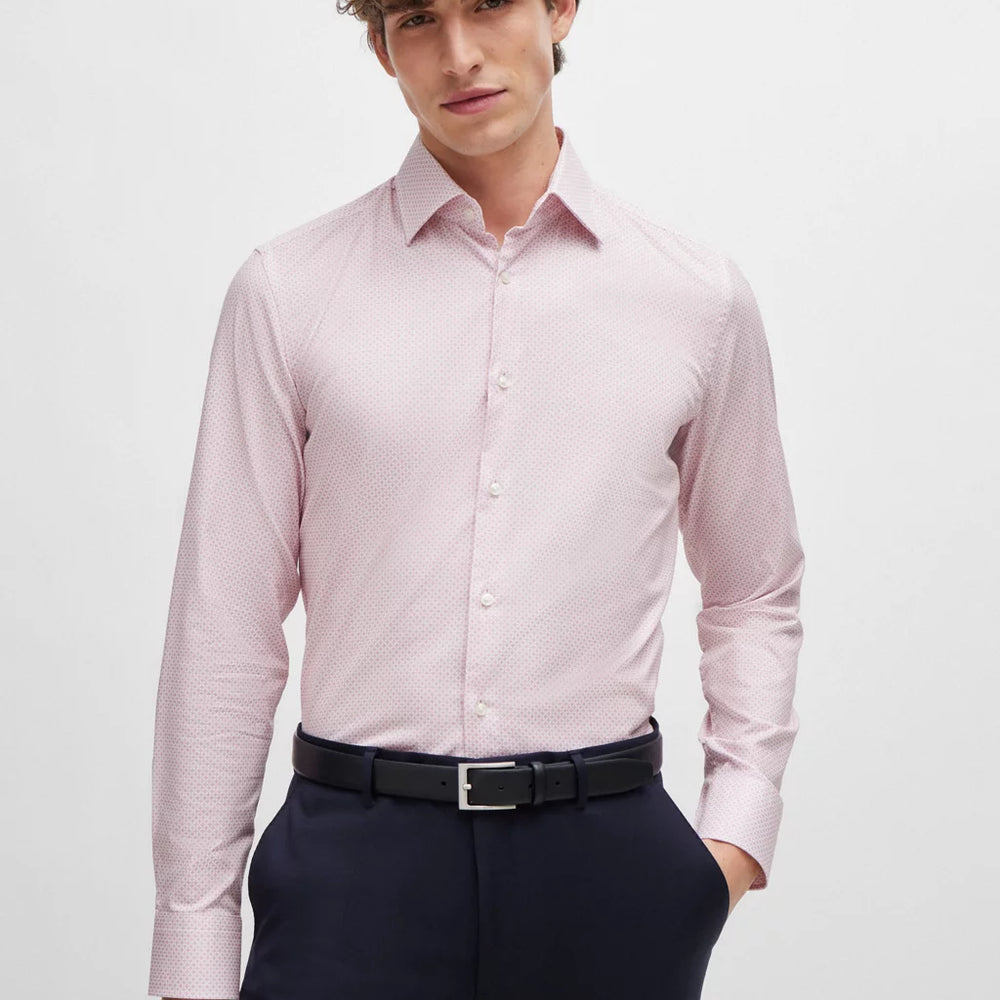 Chemise Hugo Boss de couleur Rose