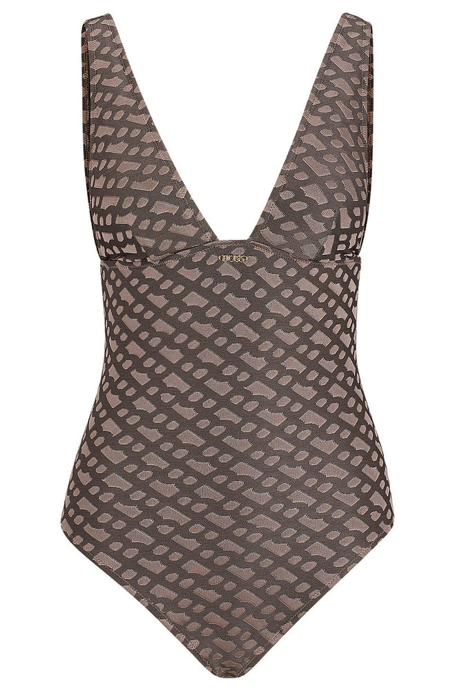 
                      
                        Maillot Beatrix Hugo Boss de couleur Taupe
                      
                    