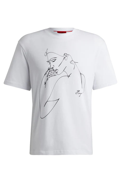 
                      
                        T-Shirt Hugo Boss de couleur Blanc
                      
                    