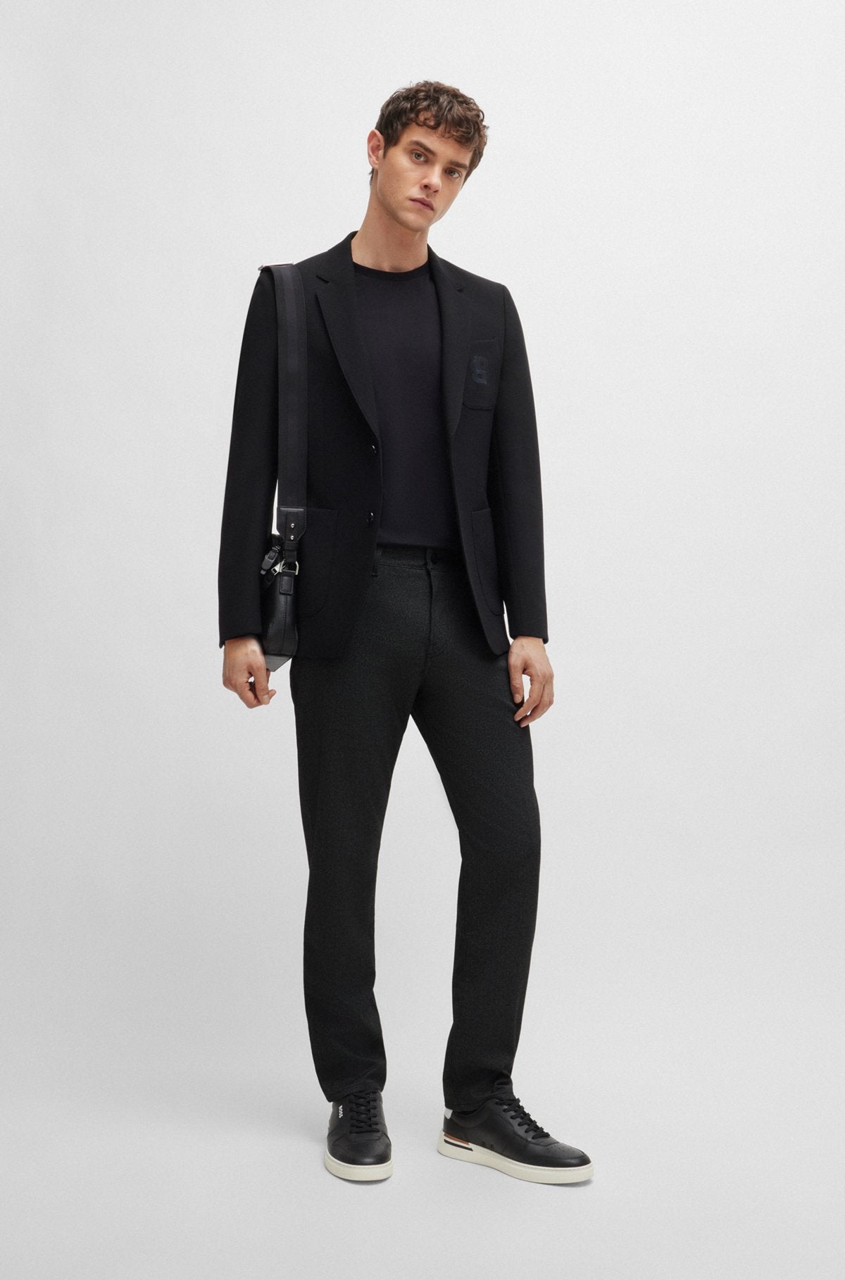 Pantalon Hugo Boss de couleur Noir