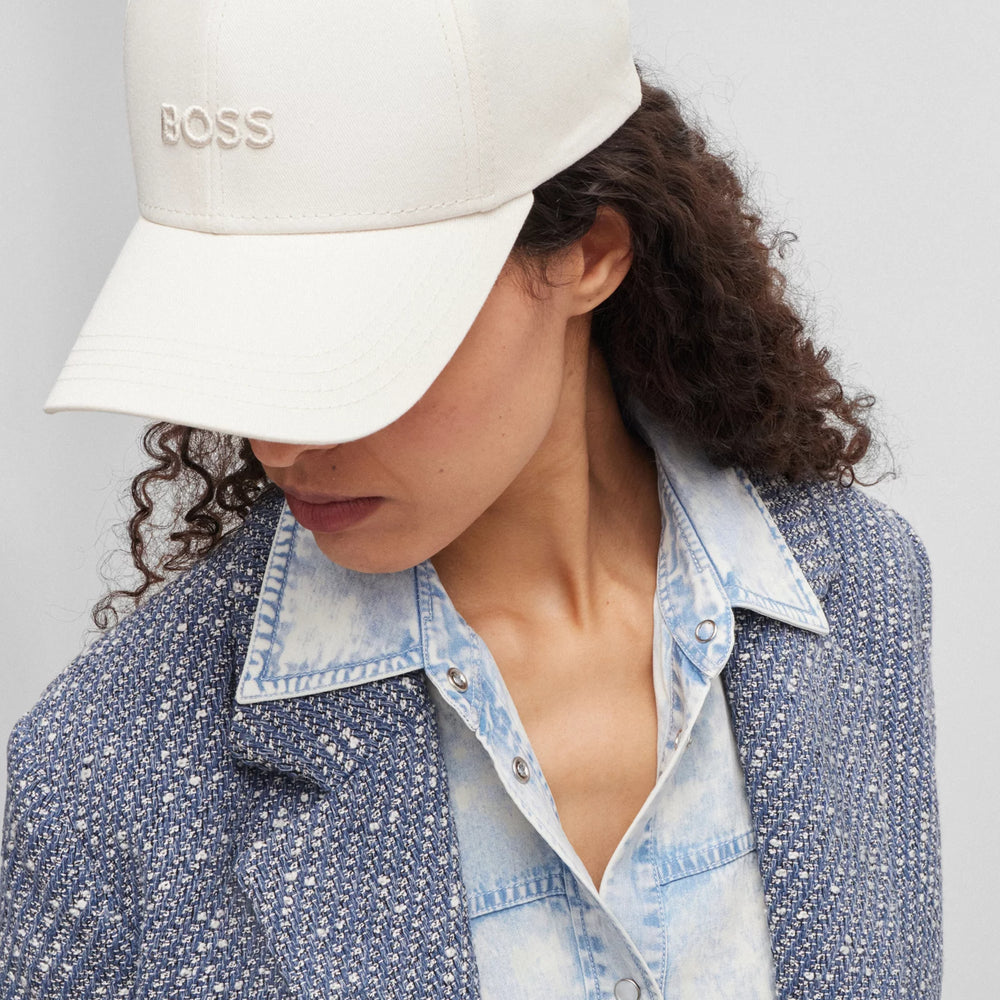 Casquette Boss de couleur Blanc