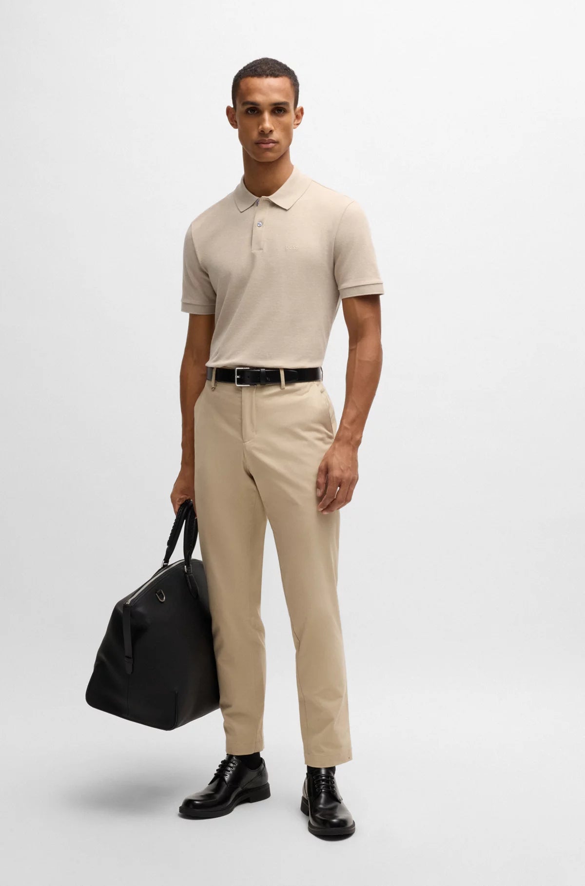 Polo Boss de couleur Beige