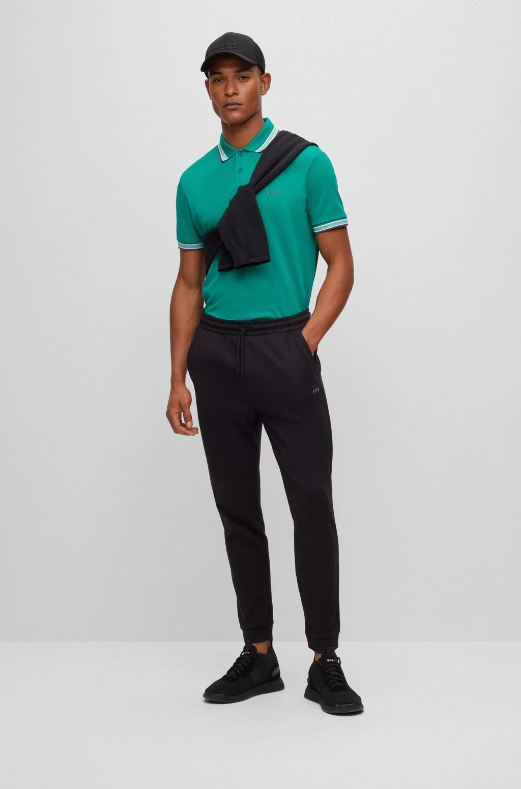 Hugo Boss Track pants in Black color