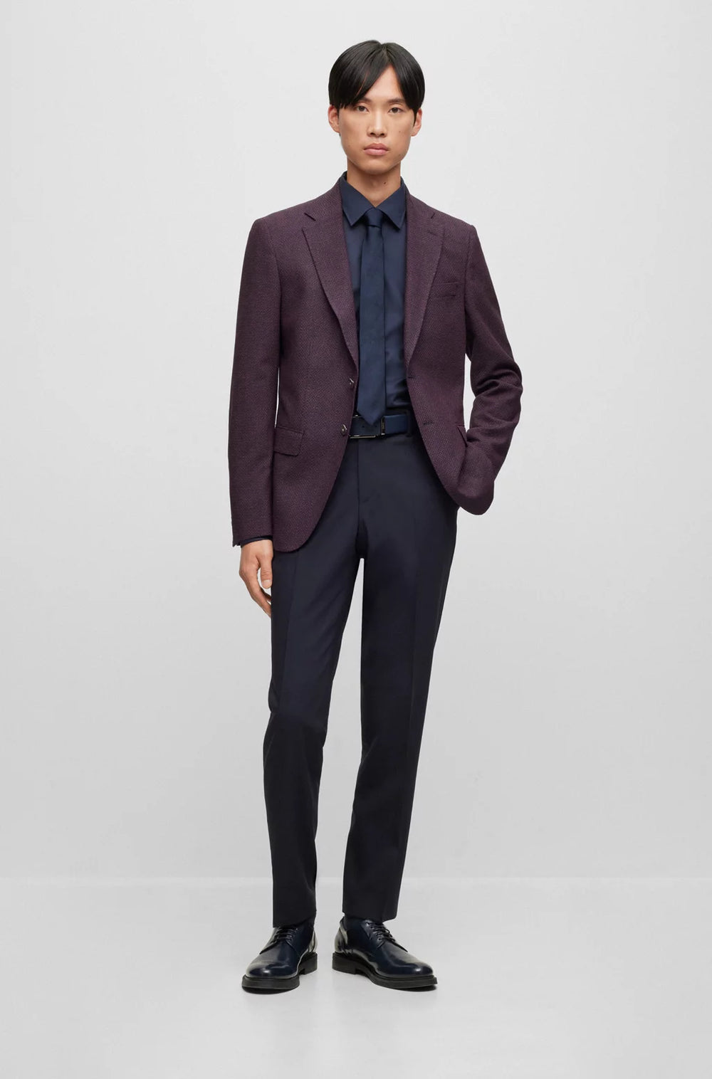 Pantalon Hugo Boss de couleur Marine