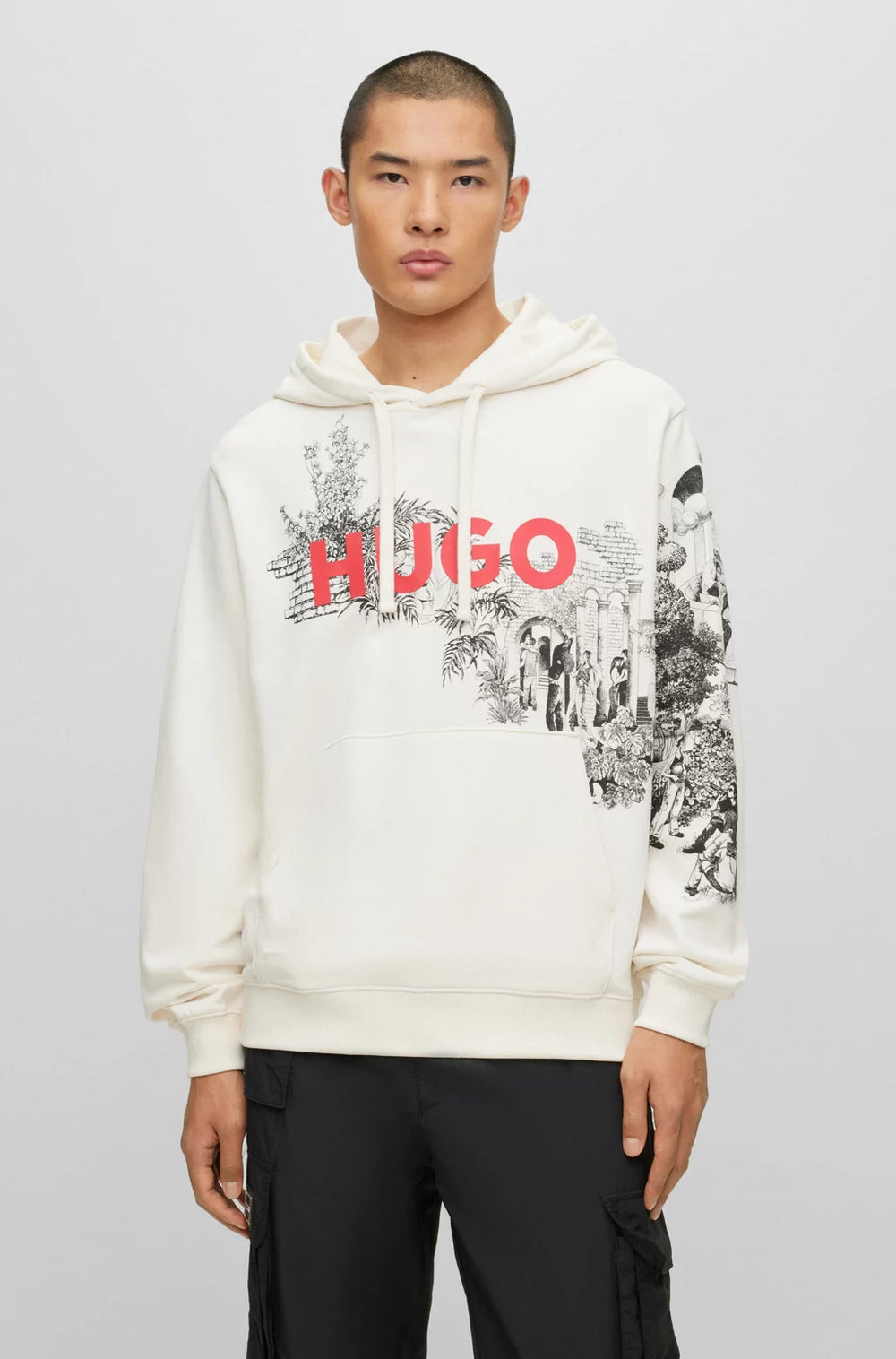 Off-White Hugo Boss Hooded Sweater