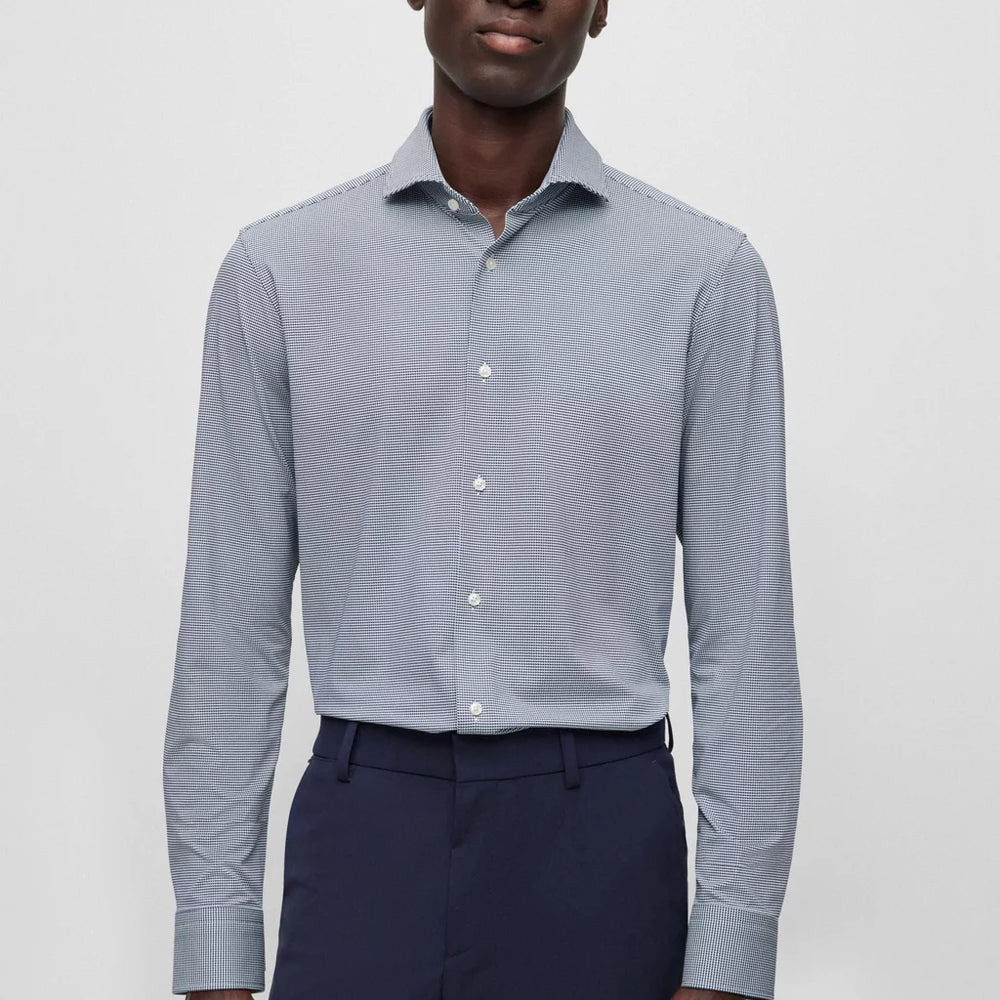 Chemise Joe Hugo Boss de couleur Bleu