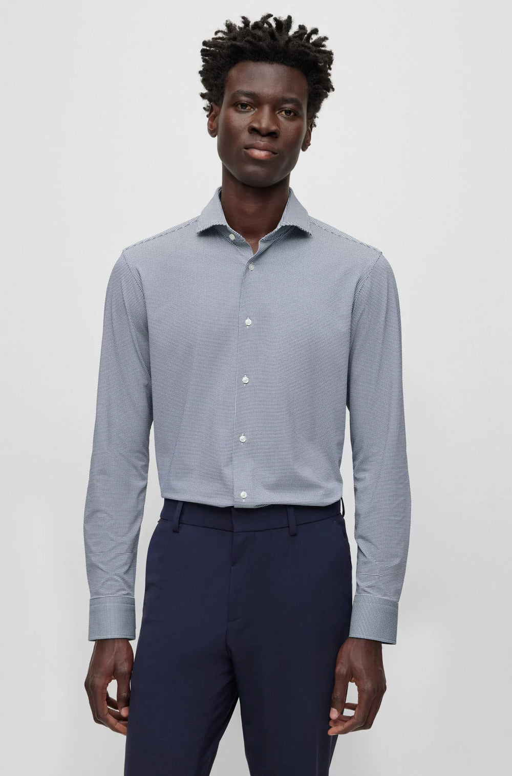 Chemise Joe Hugo Boss de couleur Bleu