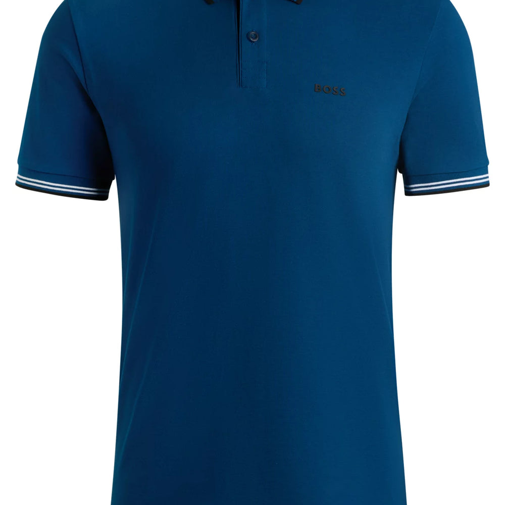 Polo Boss de couleur Bleu