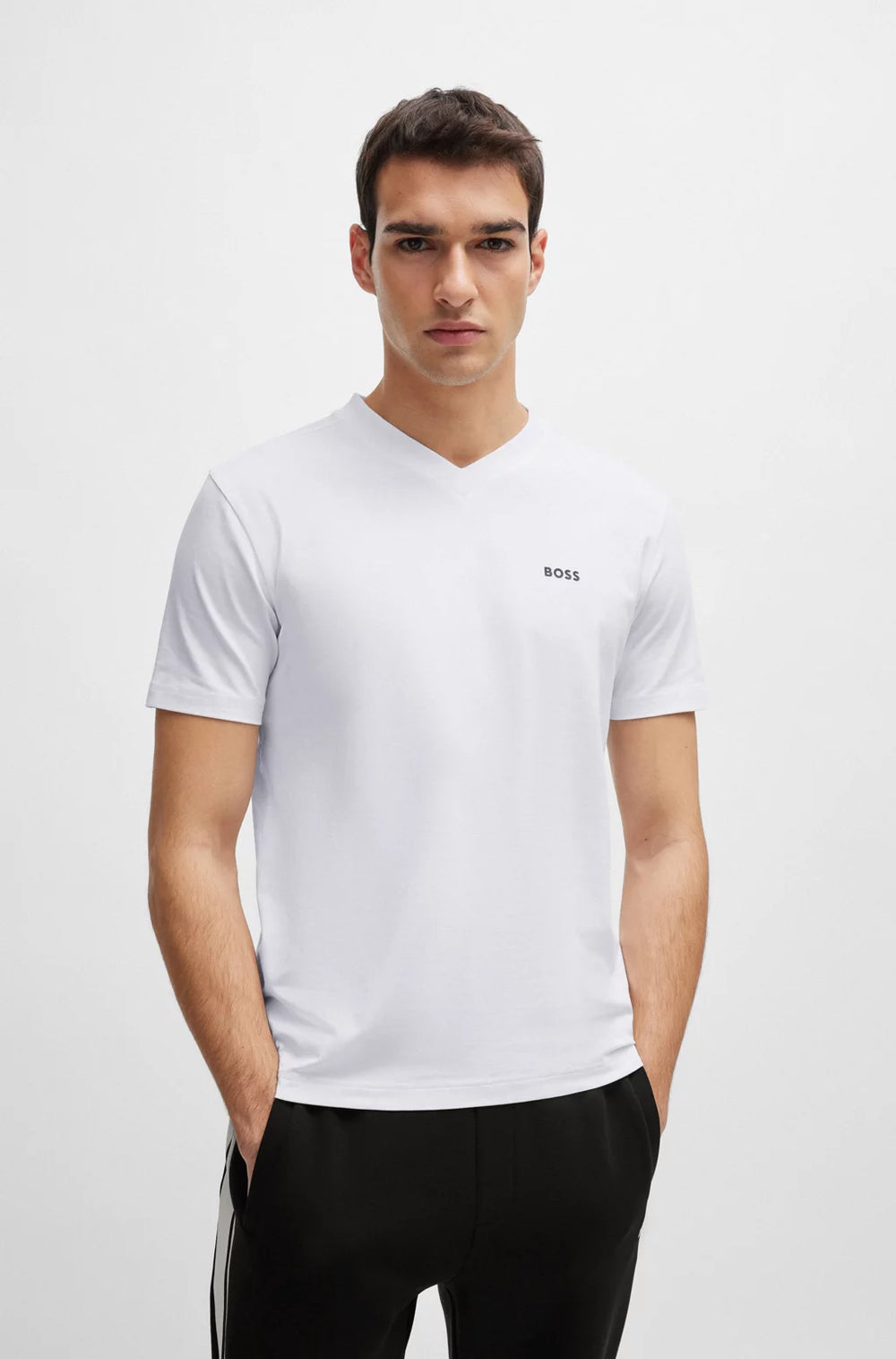 T-Shirt Hugo Boss de couleur Blanc