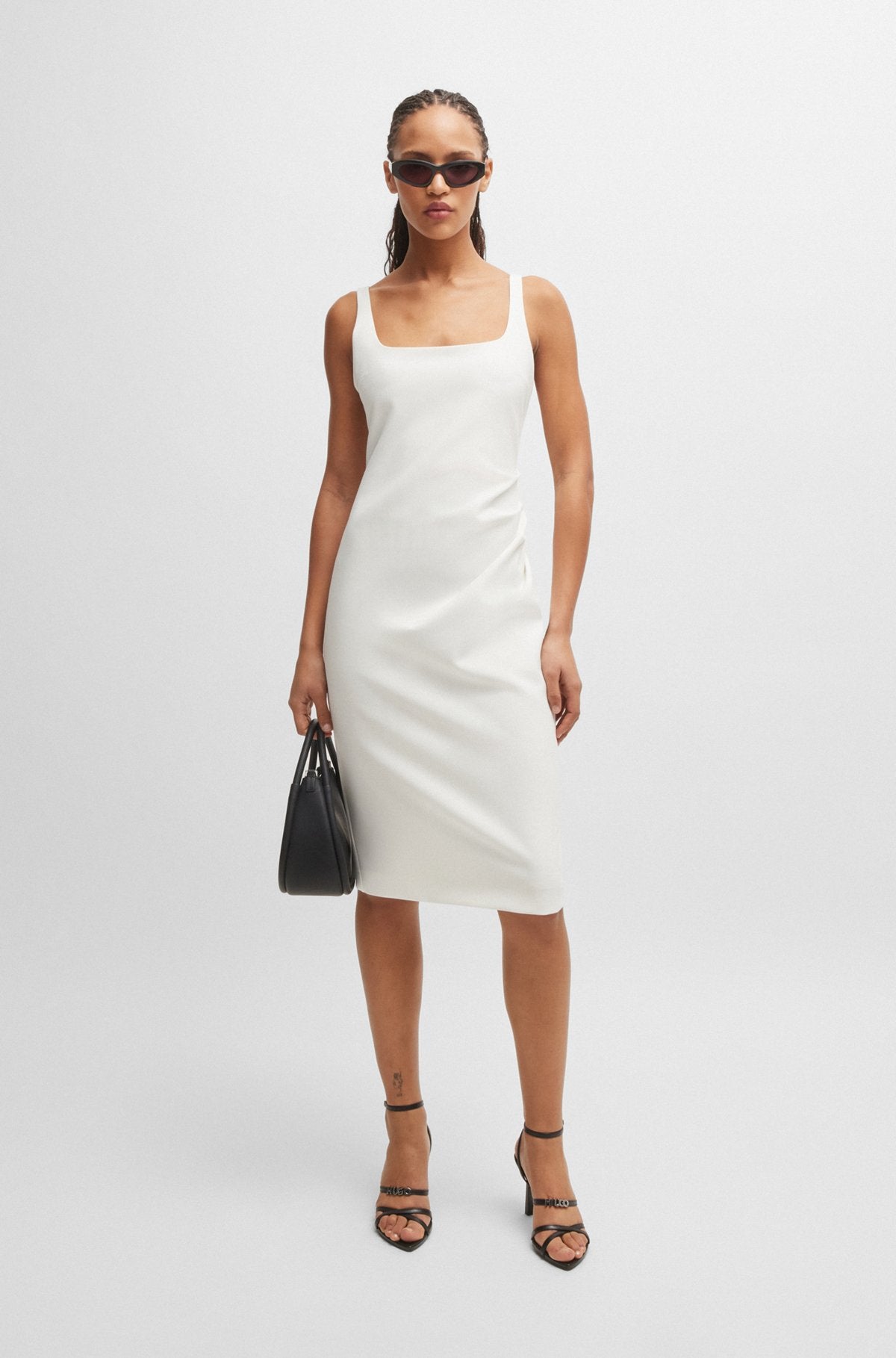 Hugo Boss dress in White color