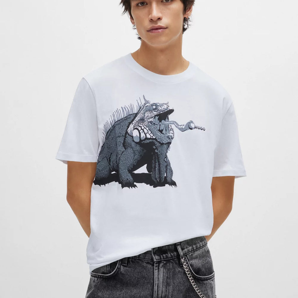 Hugo white t shirt hotsell