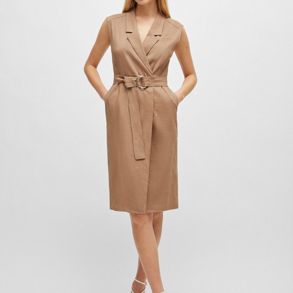 Beige Hugo Boss Dress