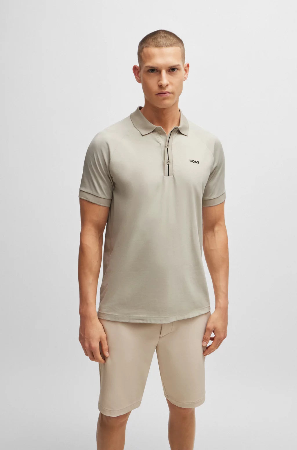 Polo Boss de couleur Beige