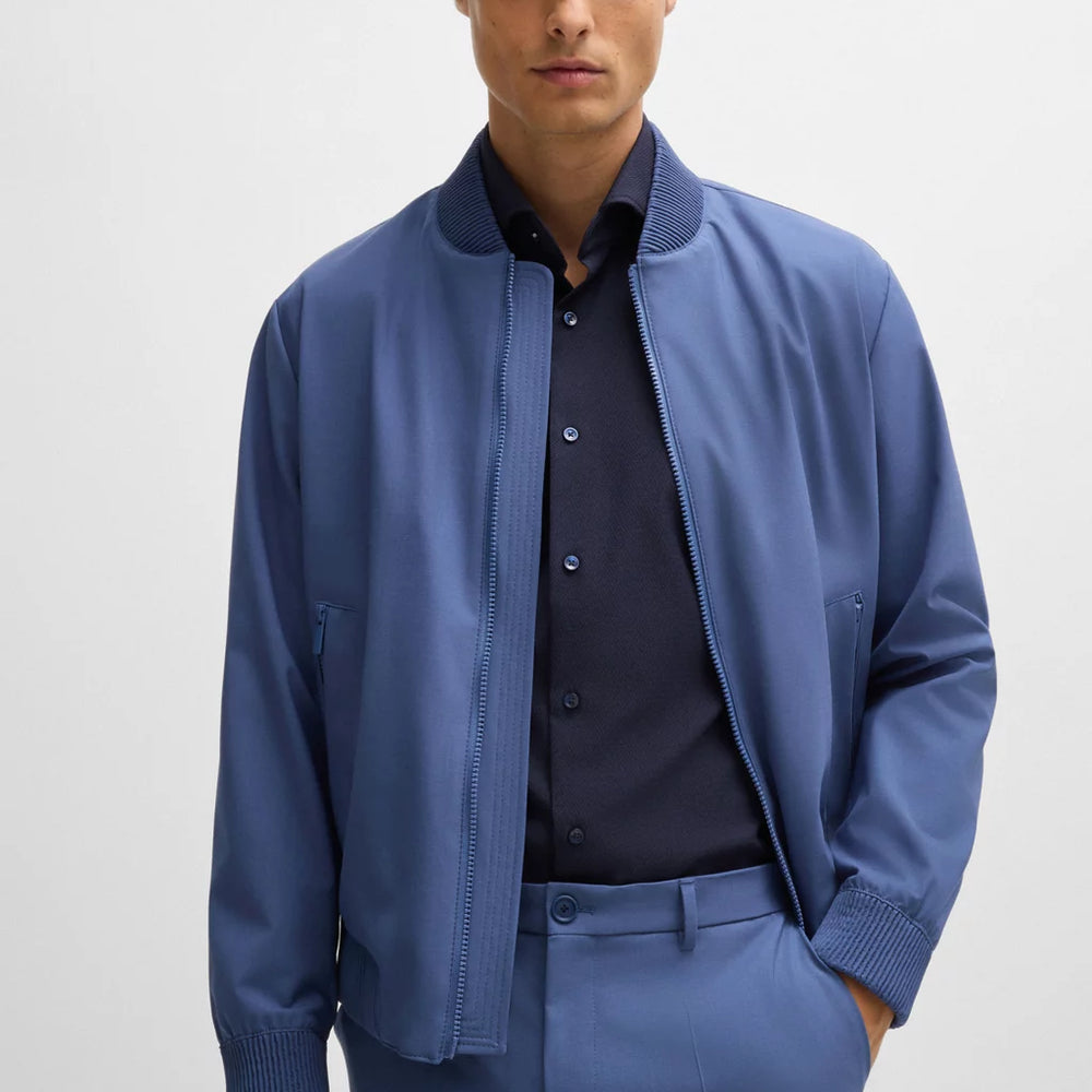 
                      
                        Chemise À Manches Longues Hugo Boss de couleur Marine
                      
                    