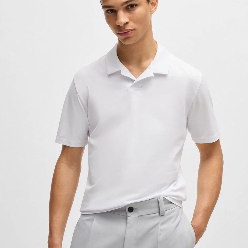 Polo Hugo de couleur Blanc